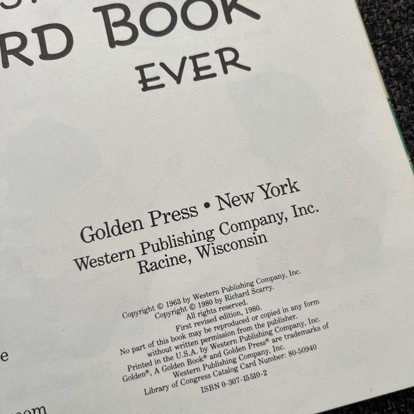 •1980 Richard Scarry’s Best Word Book Ever• - Picture 3 of 8